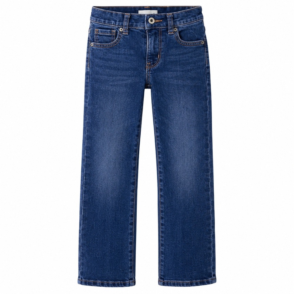 Old Navy Straight Jeans Boys 6 Slim Dark Wash Good Built-In Flex Denim